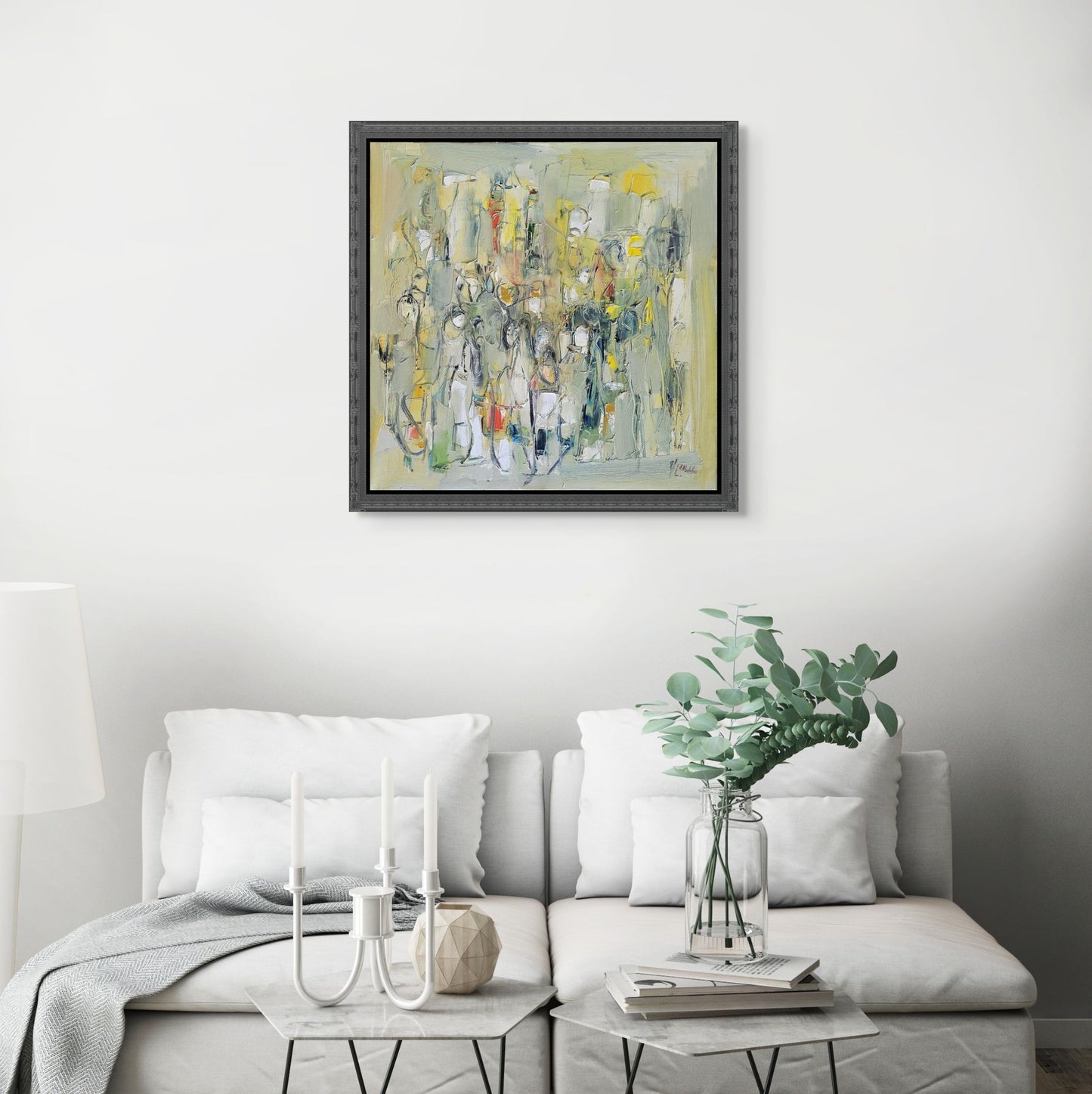 Yellow Green Composition - Vlas Ayvazyan