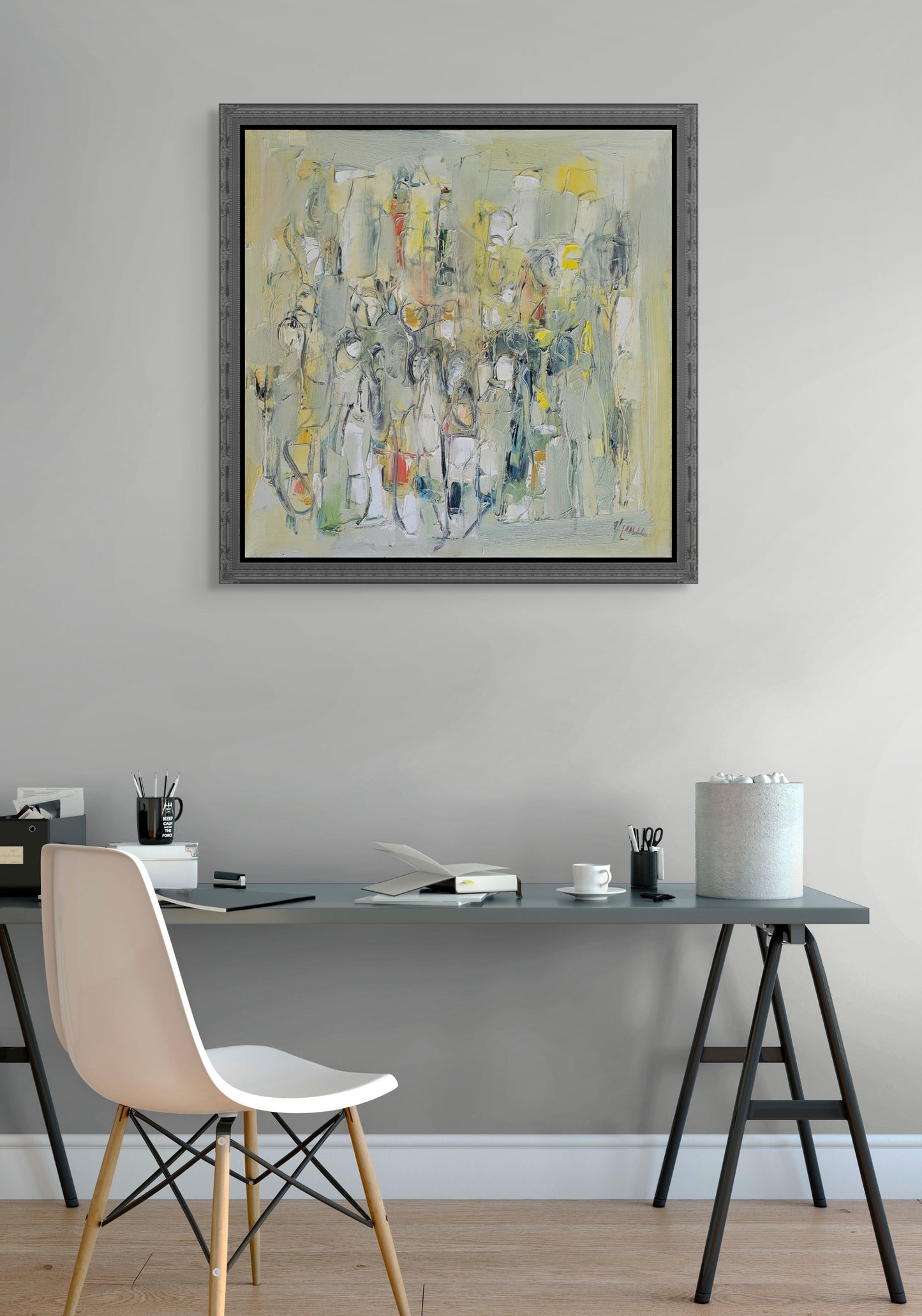 Yellow Green Composition - Vlas Ayvazyan